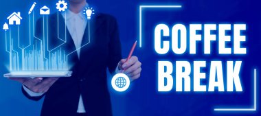 Kahve molası, bir fincan kahve içmek için çalışmayı bıraktığın kısa süreli iş fikri.