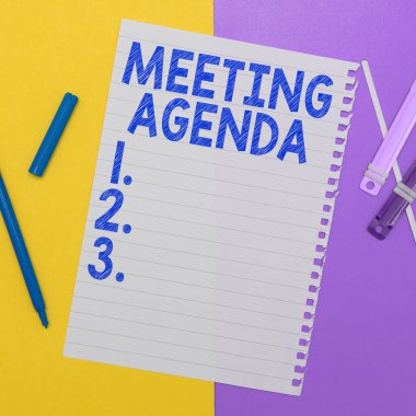 El yazısı imzası Toplantı Ajandası, İş Genel Görünümü Toplantısı Bir toplantı için ne beklentiler belirler