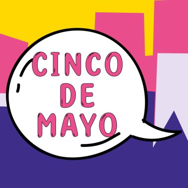 Meksikalıların 5 Mayıs 'ta düzenlediği kavramsal fotoğraf Cinco De Mayo' ya ilham veren bir metin.