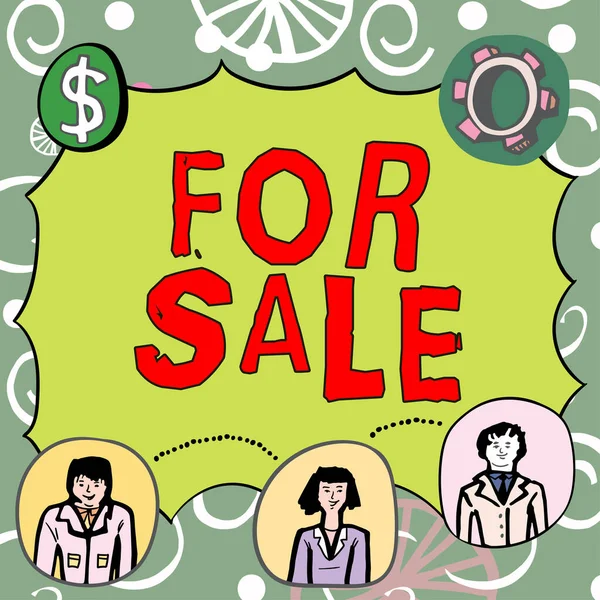 Znak Tekstowy Pokazujący Sprzedaż Przegląd Biznesowy Wprowadzenie Nieruchomości Dom Pojazd — Zdjęcie stockowe