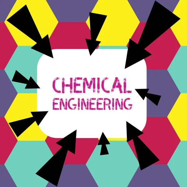 Inspiration showing sign Chemical Engineering, Word Written on developing things dealing with the industrial application of chemistry