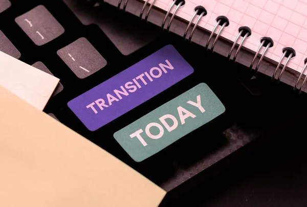 Text Caption Presenting Transition Business Showcase Dramatic Sweeping Alteration Shape — Stock Photo, Image