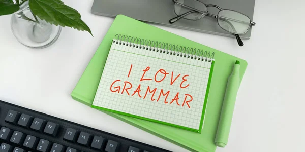 Έμπνευση Που Δείχνει Σύμβολο Love Grammar Εννοιολογική Φωτογραφία Πράξη Θαυμασμού — Φωτογραφία Αρχείου