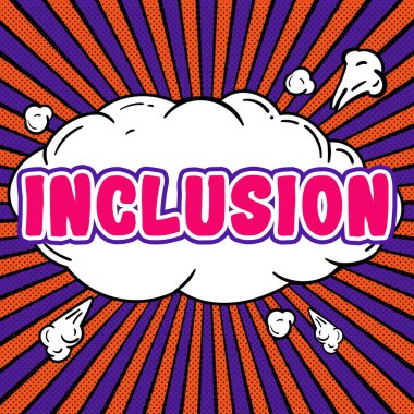 İçerme işaretini göster, grup veya yapı içinde dahil olmak üzere eylem durumu üzerine yazılmış sözcük