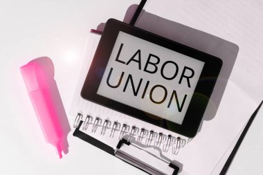 İşçi Sendikası, iş fikrinin işçilerin hak ve sorumluluklarına ilişkin kurallarını gösteren bir tabela