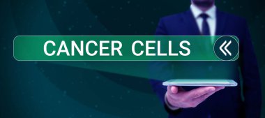 İlham kaynağı olan kanser hücrelerini gösteren metin katı tümör oluşturma ya da kanı anormal hücrelerle doldurma sözcüğü
