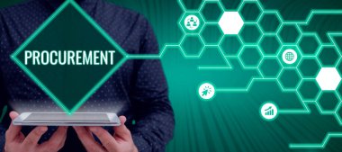 El yazısı imzası Tedarik, İnternet Konsepti Teçhizat ve malzeme Satın Alma