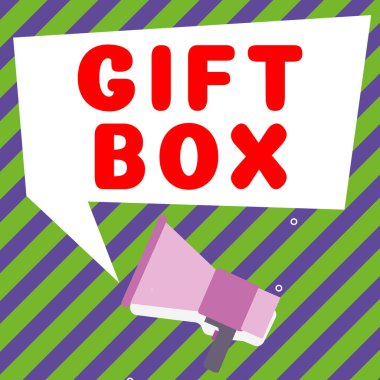 Hediye Kutusu, İnternet Konsepti Sunumları işleyebilecek tasarımı olan küçük bir paravan