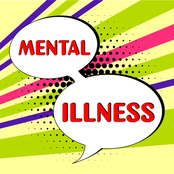 Yazısı Zihinsel Hastalıklar Insanların Psikolojik Durumlarına Ilişkin Kavramsal Durum — Stok fotoğraf