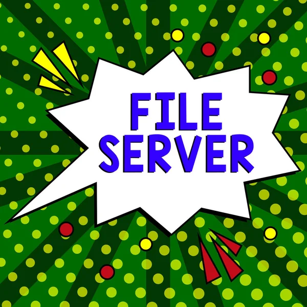 Logga Och Visa File Server Business Approach Enhet Som Kontrollerar — Stockfoto