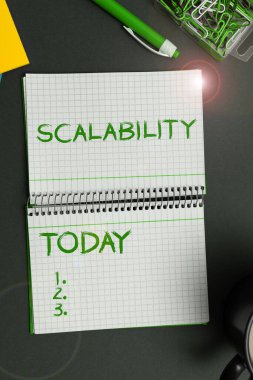 Ölçeklenebilirlik, konsept fotoğraf gösterme işareti talep edildiğinde kolayca genişletilebilir veya yükseltilebilir