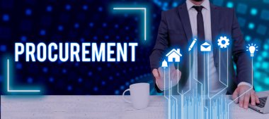 El yazısı metin Tedariği, İş Genel Görünümü Teçhizat ve malzeme Satın Alma