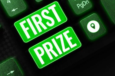 El yazısı birincilik ödülü, En çok arzulanan ve en büyük ödül için yazılan sözcük.