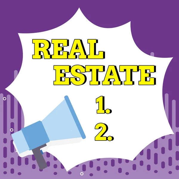 Εγγραφείτε Εμφανίζοντας Real Estate Επιχειρηματική Επισκόπηση Του Ακινήτου Που Αποτελείται — Φωτογραφία Αρχείου