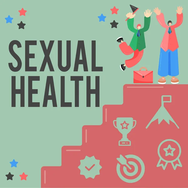Texto Para Caligrafia Saúde Sexual Conceito Significado Corpo Mais Saudável — Fotografia de Stock
