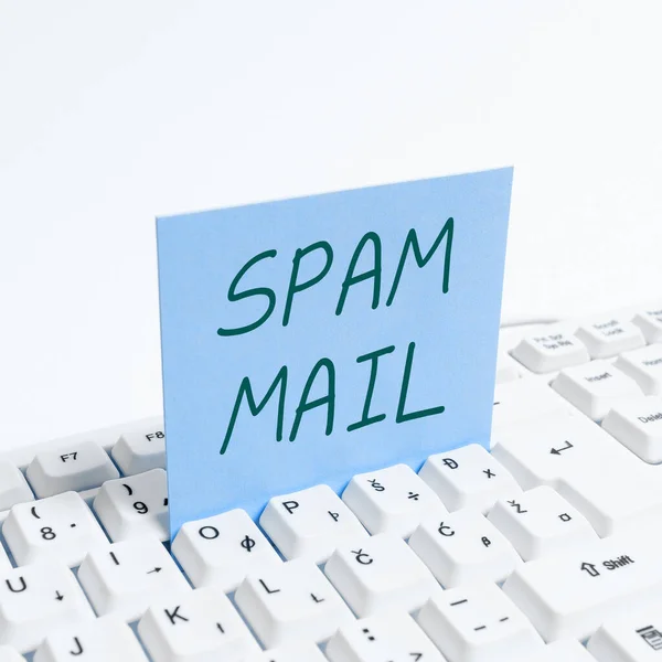 Spm Mail Business Idea Intrusive Advertising Intrusive Message Sent Internet — 스톡 사진