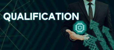 Belirli bir işi yapmak için resmi izin ve sertifika sunan metin başlığı