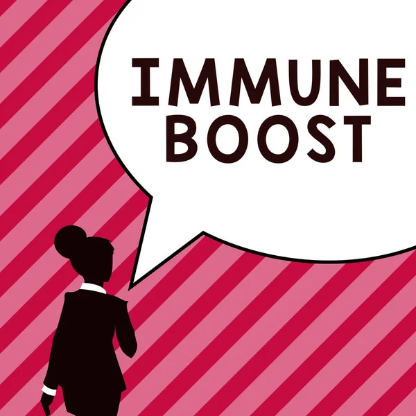 Inspiration Showing Sign Immune Boost Internet Concept Being Able Resist — Stock Photo, Image