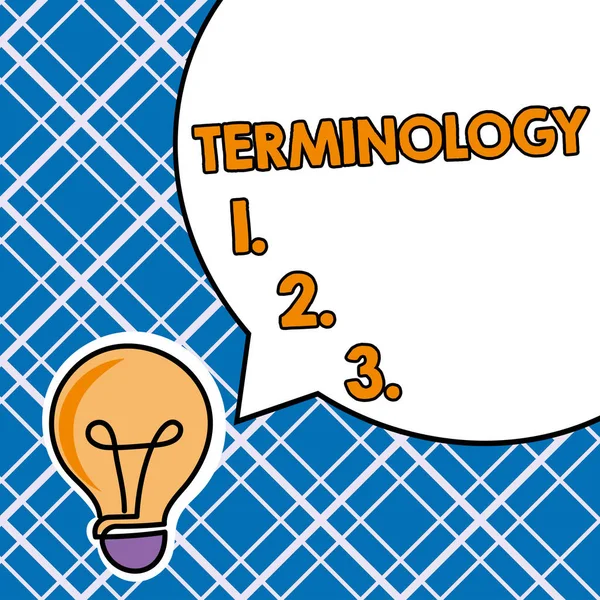 Şaret Terminolojisi Kavram Anlamına Gelen Çalışmalarda Kullanılan Terimleri Gösteren Bir — Stok fotoğraf