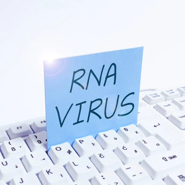 Rna Virus Business Approach Virus Genetic Information Rna 형태로 — 스톡 사진