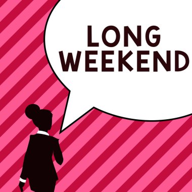 Uzun Hafta Sonu, Uzun İş Konsepti Uzun Tatil Tatili Dinlenme Zamanı