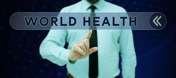 Text Caption Presenting World Health Word Written World Day Action — Stock Photo, Image