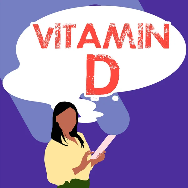 Handschrift Vitamine Business Showcase Nutriënt Verantwoordelijk Voor Het Verhogen Van — Stockfoto