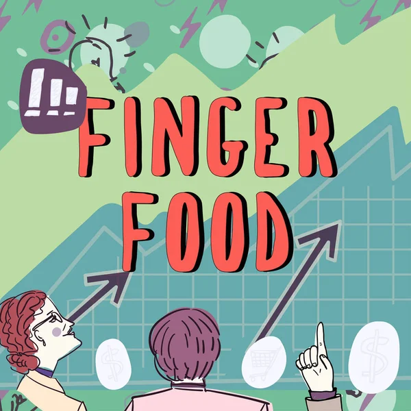 Parmak Yiyeceği Dünyası Ürünleri Yemek Yerken Parmaklarıyla Tutulacak Sindirim Ürünlerini — Stok fotoğraf