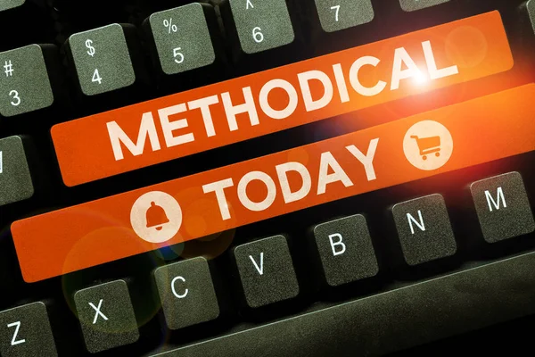 Conceptueel Bijschrift Methodisch Business Concept Systeem Van Methoden Gebruikt Een — Stockfoto