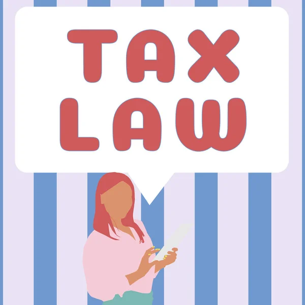 Yazısı Vergi Kanunu Mülk Değeri Veya Işlemleri Üzerine Hükümet Değerlendirmesi — Stok fotoğraf
