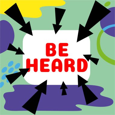 Metin başlığı sunar: Duyulmak istenen iş görüşü, tam bir duygusal ve fiziksel refahı teşvik eder.