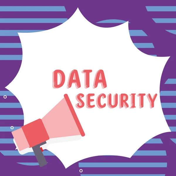 Señal Escritura Mano Seguridad Datos Visión General Empresa Confidencialidad Cifrado — Foto de Stock