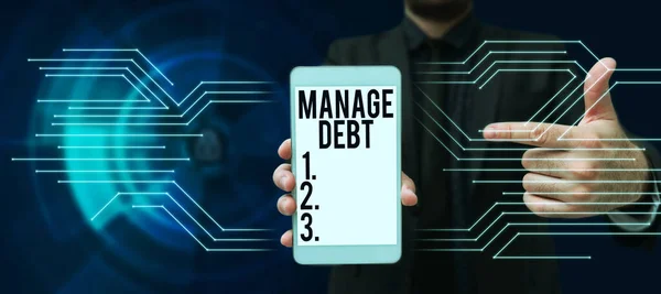Conceptual Display Manage Debt Business Concept Unofficial Agreement Unsecured Creditors — Stock Photo, Image