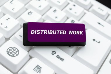 Ağ tesislerini kullanan şirketler tarafından uygulanan kavramsal görüntüleme Dağıtılmış İş, İş yaklaşımı