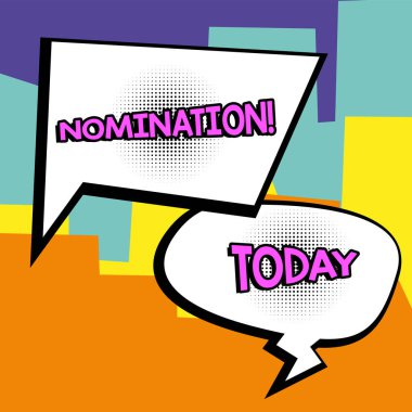 Metin Adaylığı, İş Konsepti Resmi Adayın Ödül için Seçilmesi Yazılıyor