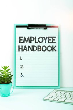 Şirket işletim prosedürlerini içeren İşçi El Kitabı, İnternet Konsepti Belgesi