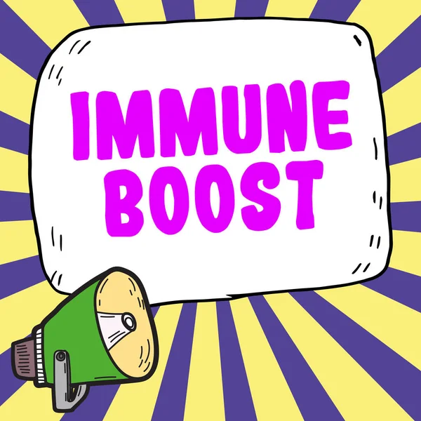 Znaki Pisma Ręcznego Immune Boost Conceptual Zdjęcie Jest Stanie Oprzeć — Zdjęcie stockowe