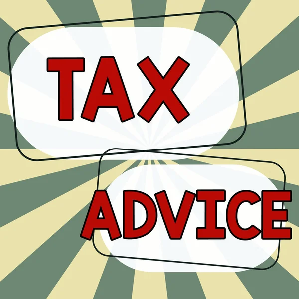 손쓰기 Tax Advice Business Approach Tax Agent Advanced Training Knowledge — 스톡 사진