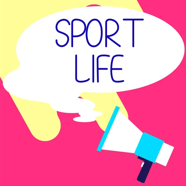 Εννοιολογική Απεικόνιση Sport Life Επιχειρηματική Έννοια Λίμνη Των Αθλητικών Άλλων — Φωτογραφία Αρχείου