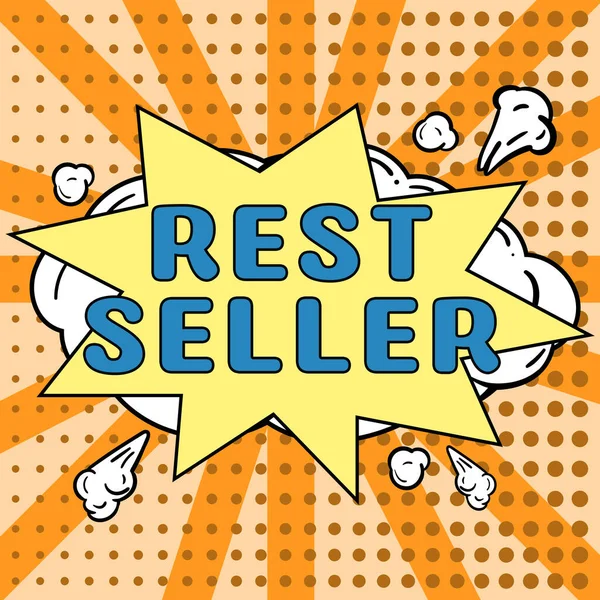 Rest Seller Business Idea 하나의 인지된 이익을 텍스트 — 스톡 사진
