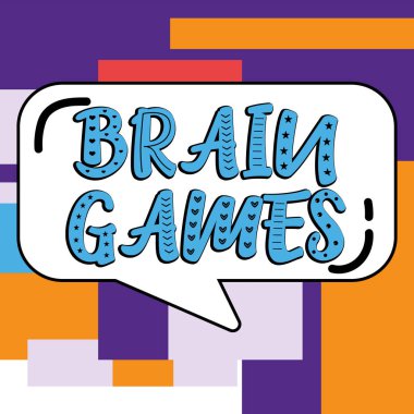 Beyin Oyunları 'nı gösteren ilham kaynağı, rakipleri yönlendirmek veya sindirmek için kavramsal fotoğraf psikolojik taktiği