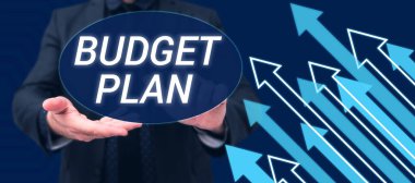 Bütçe Planı, İnternet Konsepti mali takvimini gösteren metin imzası genellikle yılın belirli bir dönemini gösterir