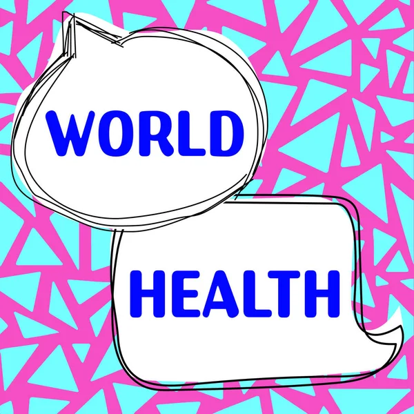 Tekst Inspirujący World Health Business Overview Światowy Dzień Działania Poświęcony — Zdjęcie stockowe