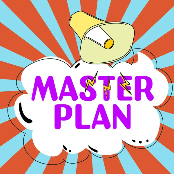 내용은 Master Plan Internet Concept Dynamic Long Term Planning Document — 스톡 사진