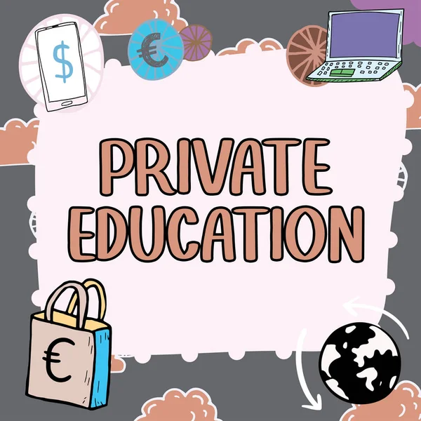 Handwriting Text Private Education Business Overview Belonging Use Particular Person — 스톡 사진