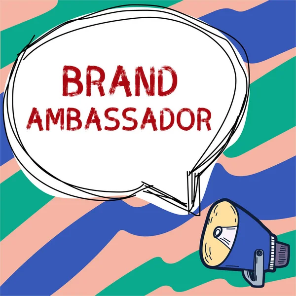 Tekst Met Inspiratie Brand Ambassador Business Showcase Agent Geaccrediteerd Als — Stockfoto
