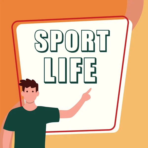 Text Ukazující Inspiraci Sportovní Život Koncepce Význam Pro Lásku Sportu — Stock fotografie
