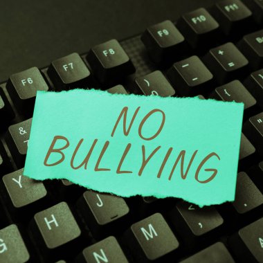 Metin yazma zorbalık yok, iş fikri çocukların güç dengesizliğini durdurur