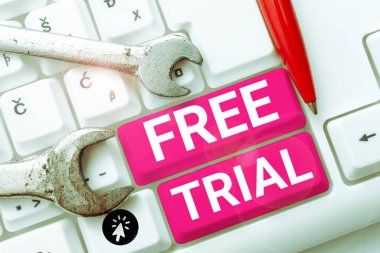 El yazısı işareti Ücretsiz Deneme, Ürün için Sözcük veya geri bildirim yapmaya çalışmak için ücretsiz servis