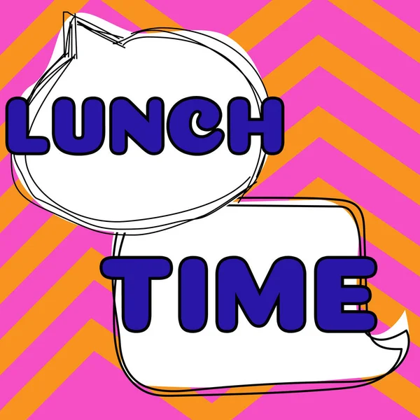 Lunch Time Business Idea Meal Day Breakfast Dinner — 스톡 사진